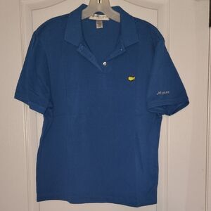 Masters Collection Ladies Blue Polo Shirt